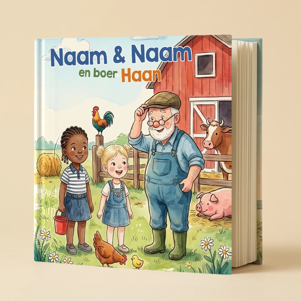 Naam & Naam en boer Haan - gepersonaliseerd kinderboek