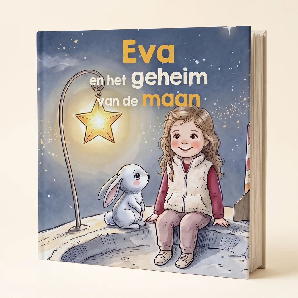 Naam en het geheim van de maan - gepersonaliseerd kinderboek