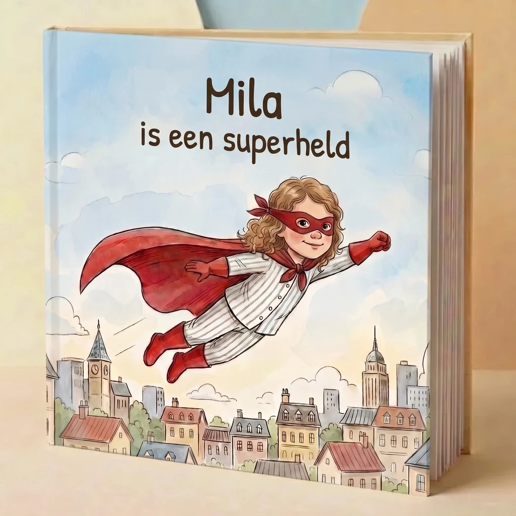 Naam is een superheld - gepersonaliseerd kinderboek